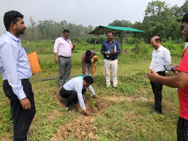ICAR-IISWC, Dehradun and IFFCO, Dehradun organised a program of Plantation Drive and Agri Drone Demonstration at the
Research Farm, Selakui on September 13, 2023