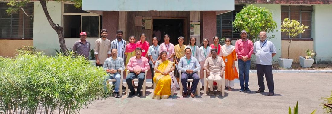 One month In-plant training programme on Soil and Water Conservation and Watershed Management for B. Tech (Agril. Engg.)
students inaugurated at ICAR-IISWC, RC, Ballari on September 01, 2023